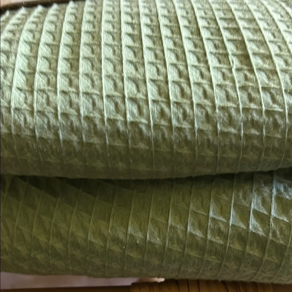 Threshold Mint Waffle Shower Curtain